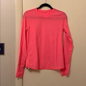 Lululemon running shirt.